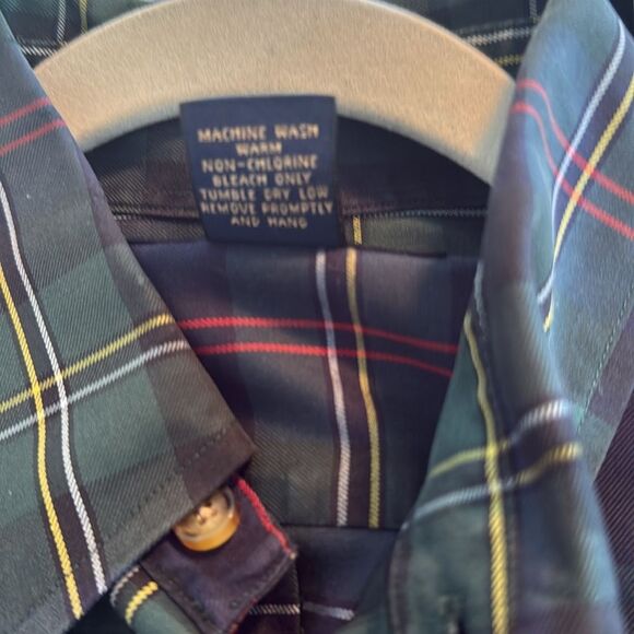 BROOKS BROTHERS NON-IRON COTTON TARTAN PLAID HOLIDAY BUTTON DOWN SHIRT MEN SMALL - Picture 8 of 8